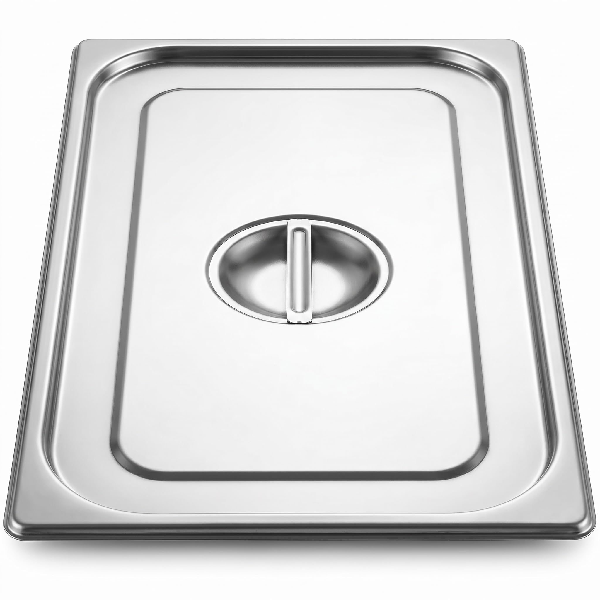 GN 1/1 Deckel Gastronormbehälter aus rostfreiem Edelstahl 530 x 325 mm | stapelbar & rostfreier GN Behälter | Gastronomie-, Event- & Catering Zubehör aus robusten 0,7 mm Stahl