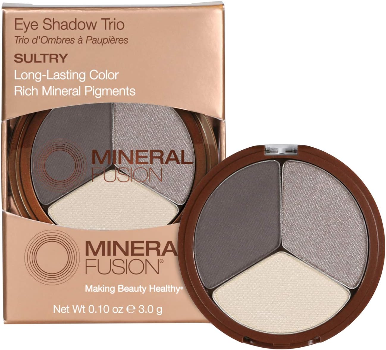 Mineral Fusion Eye Shadow Trio Packaging May Vary, Sultry, 0.1 Ounce