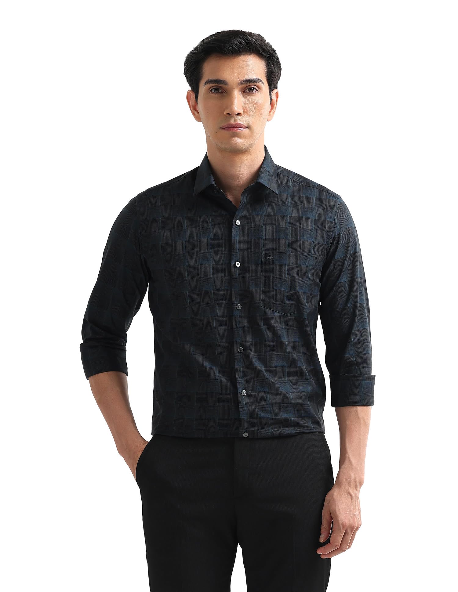arrow Blue Formal Shirt_ARAEOSH2941-picture-19