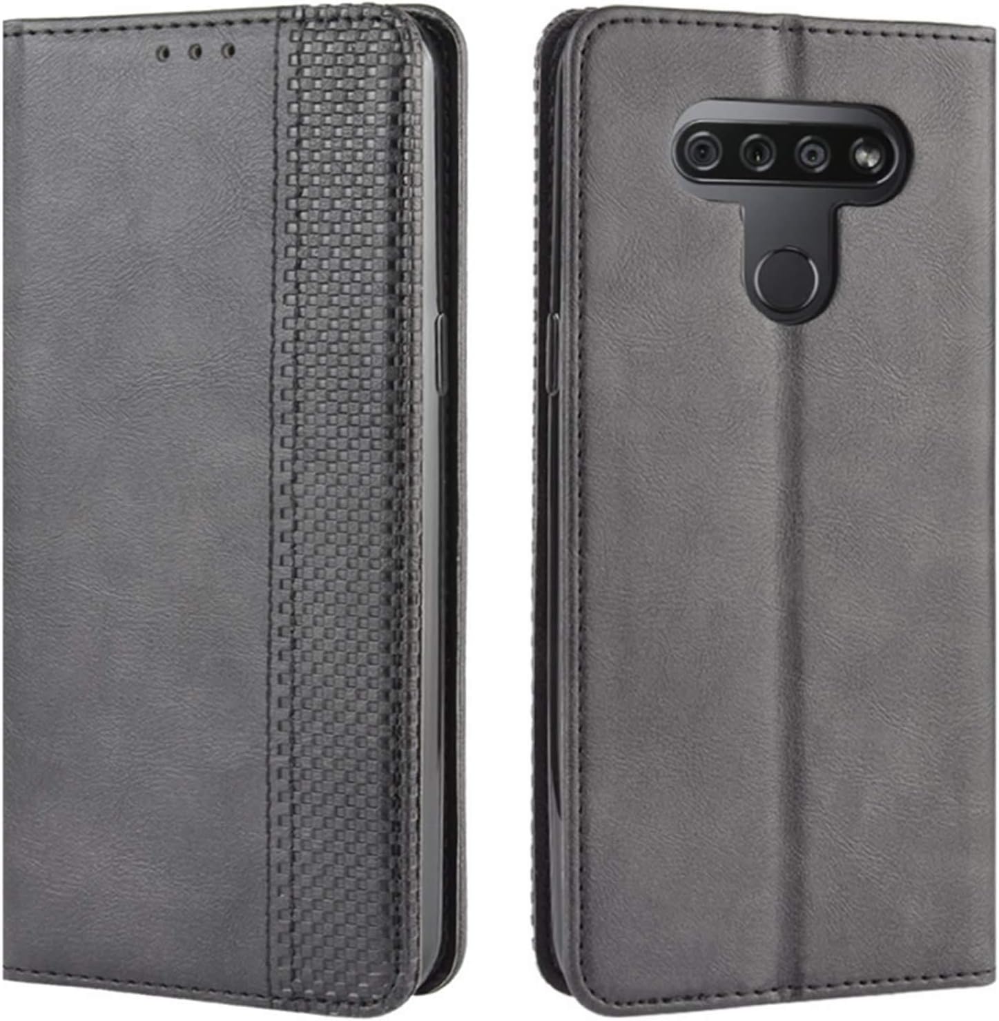 HualuBro LG K51 Case, LG Reflect Case, LG Q51 Case, Retro PU Leather Full Body