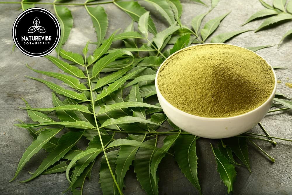 Naturevibe Botanicals USDA Organic Neem Leaf Powder, 5lbs | Azadirachta Indica | Non-GMO and Gluten Free | 100% Pure & Natural | Supports Immunity System (80 Ounces) : Health & Household