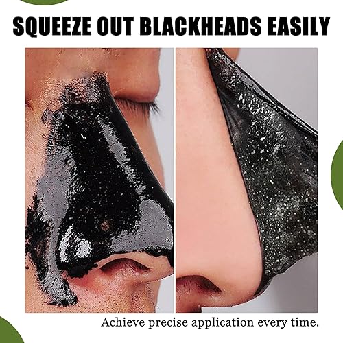 Miniatura 4 de Máscara removedora de puntos negros de carbón y 5 tiras de nariz para puntos negros, parches suaves para la nariz para cabezas negras, máscara