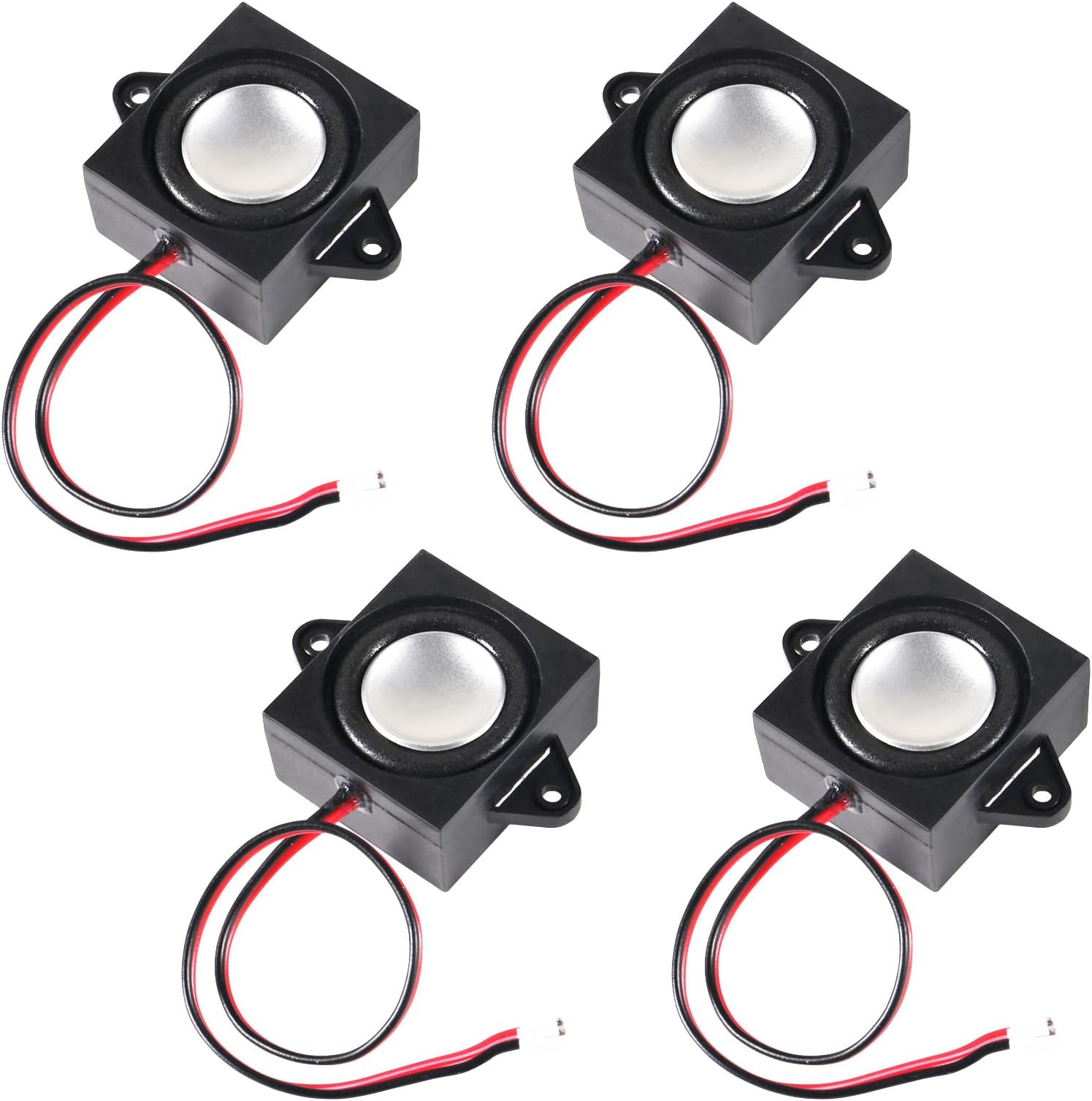 ACEIRMC 4pcs Mini Speaker 3W 8Ohm for Arduino with JST-PH2.0 Interface for Small Electronic Projects 3.3V 5V
