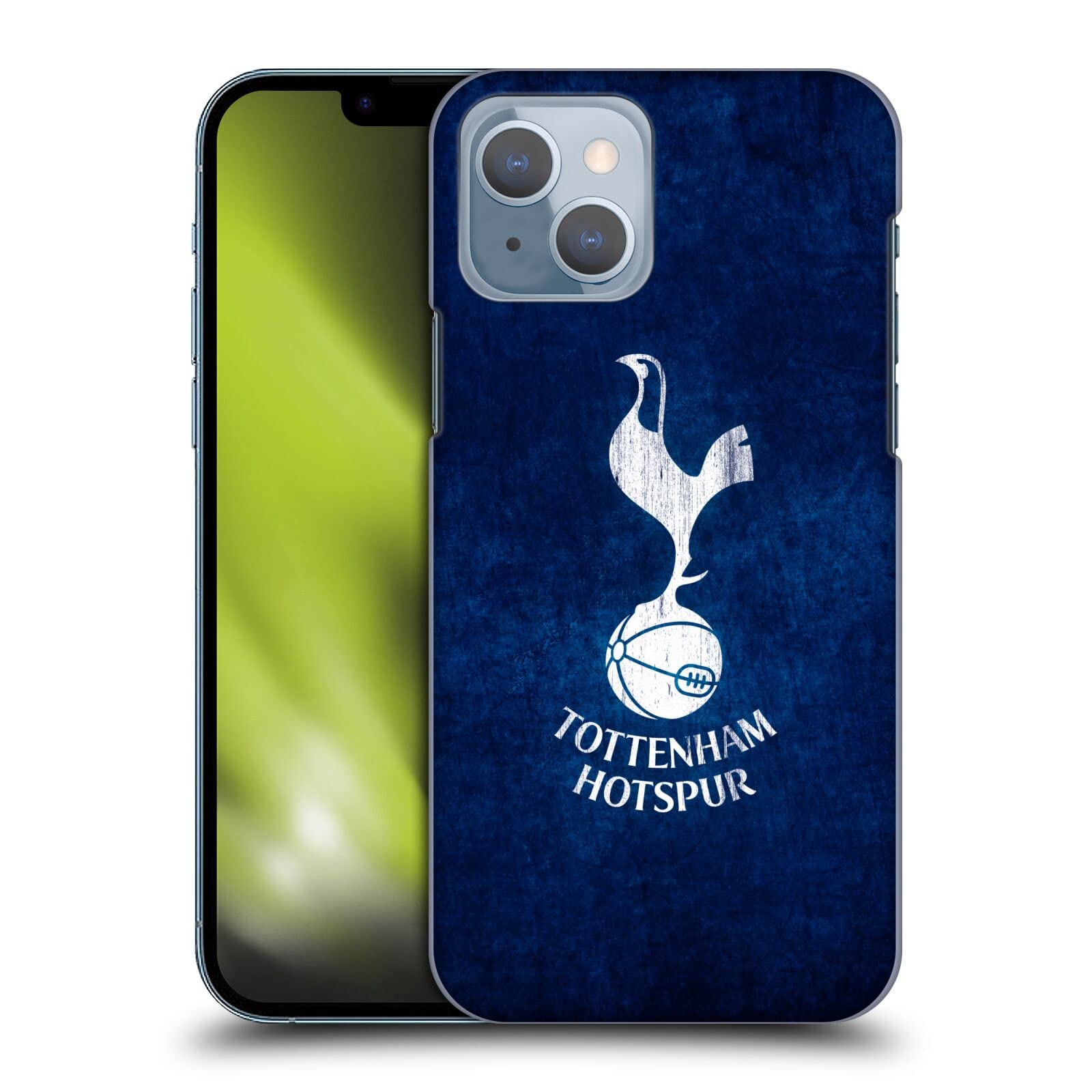 Head Case Designs Officially Licensed Tottenham Hotspur F.C. Distressed Badge Hard Back Case Compatible with Apple iPhone 14