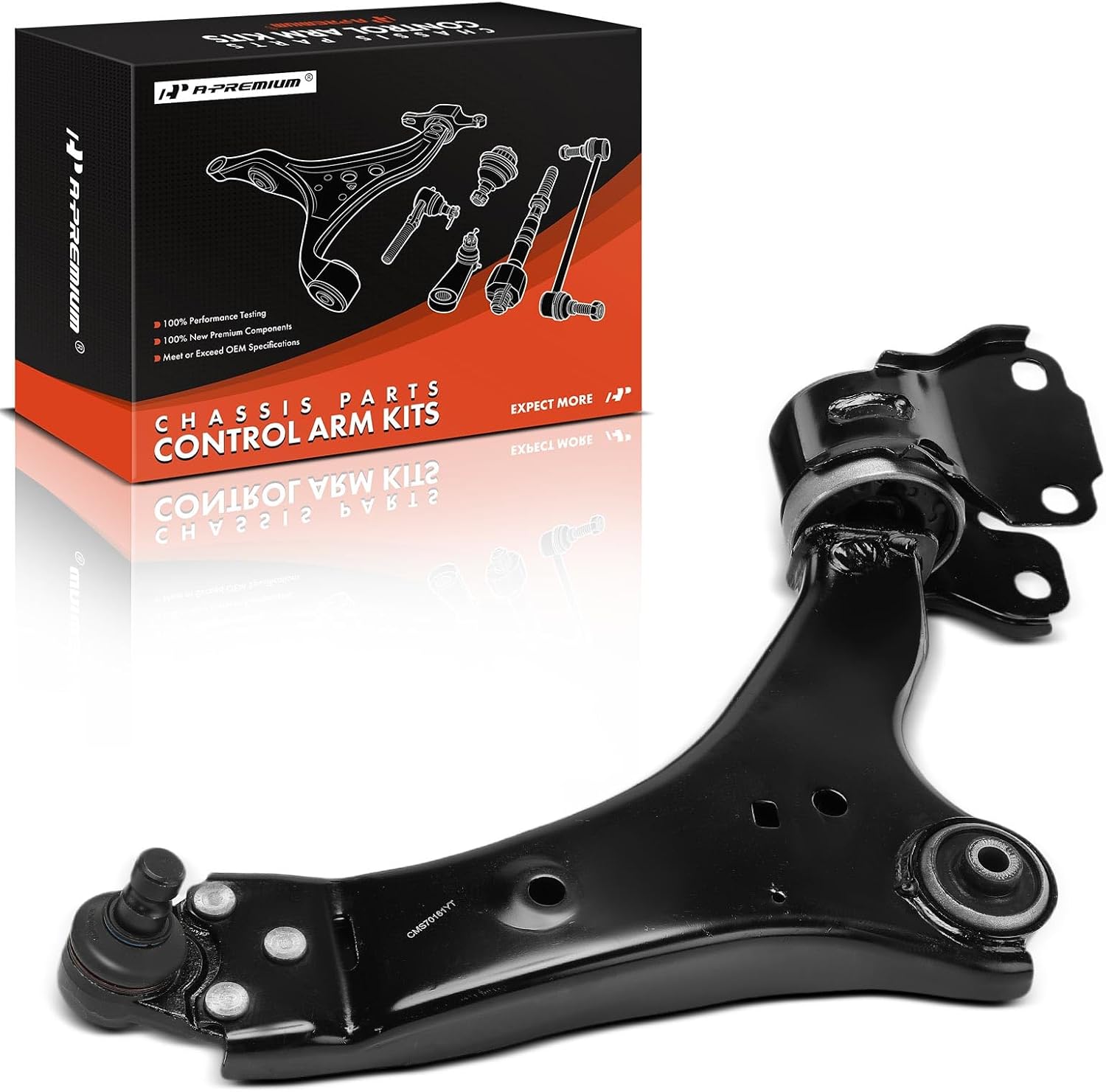 A-Premium Front Right Lower Control Arm, with Ball Joint & Bushing, Compatible with Volvo XC60 2010-2017