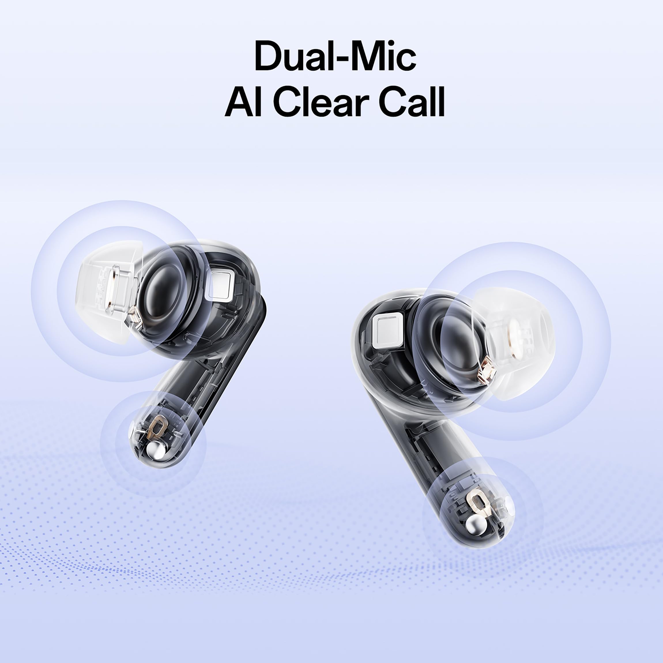 Oppo Enco Bud 3Pro+ True Wireless in Ear Earbuds with 12.4mm Driver and 32dB ANC, 43Hrs Playtime,Low Latency,Fast Charging,BT 5.4,IP55 (Sonic Blue) — Amazon image 5