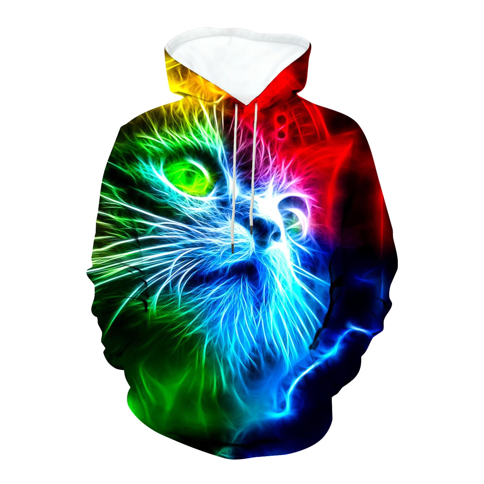 Sweat à capuche contre les soirées fraîches pull homme coton doux graphique - 5