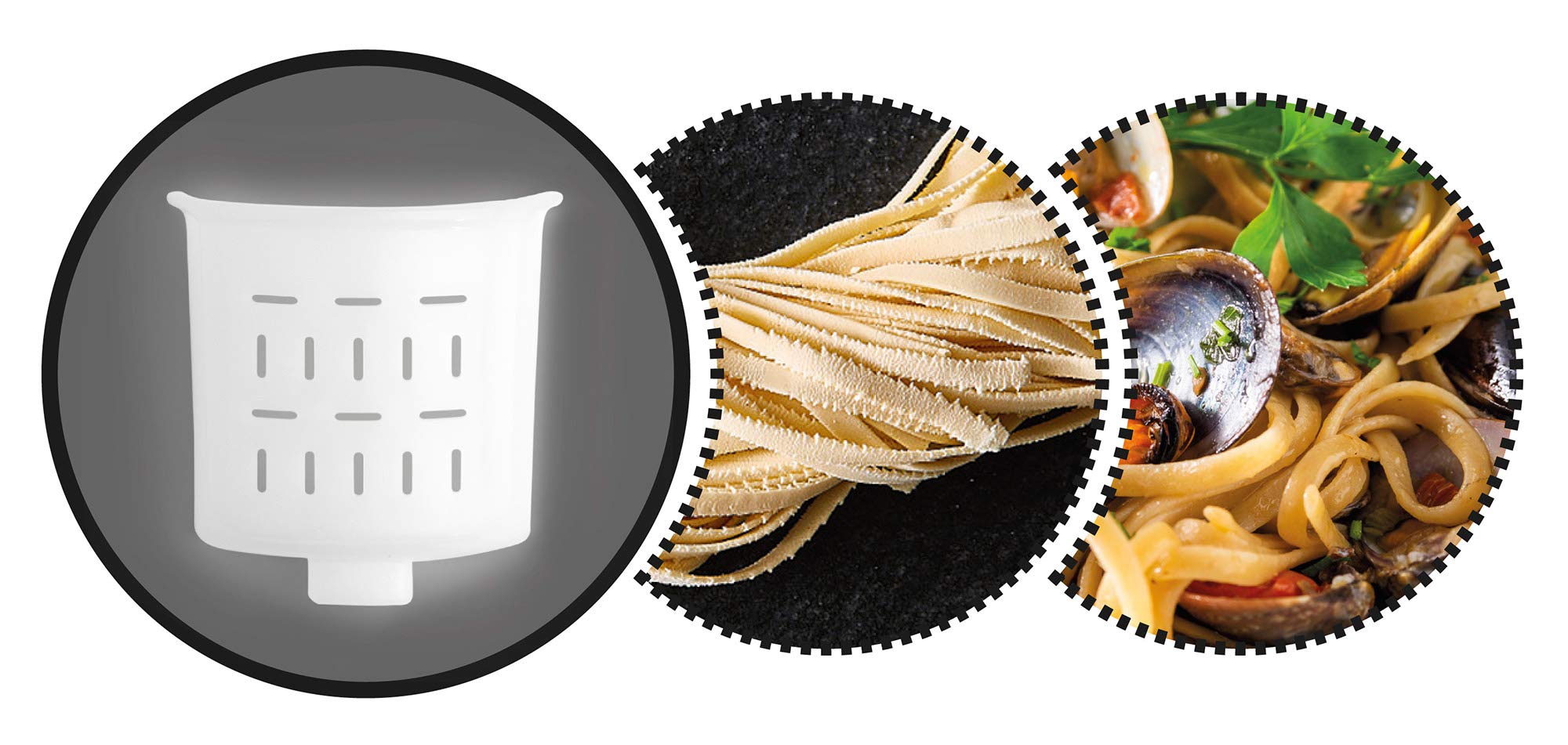 Riviera&bar PMP500-4 Programas - Máquina automática de pasta de metal para secado rápido, tornillos de acero inoxidable - Todos los tipos de pasta de casa - 39 x 35,5 x 23 cm