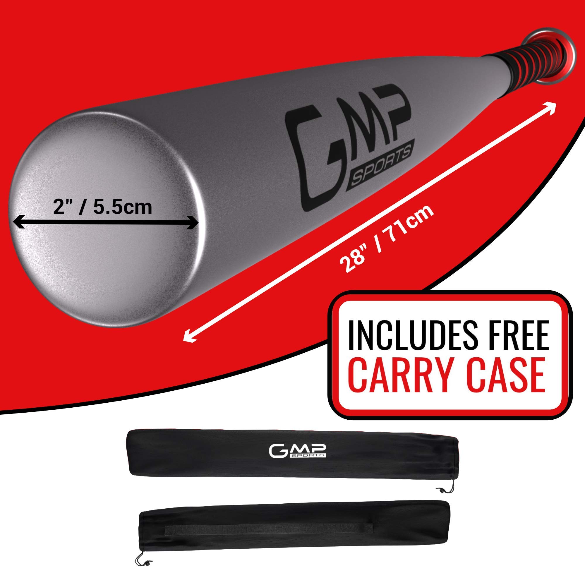 GMP SPORTS Baseball Bat 28inch Lightweight Aluminium Bat for Outdoors