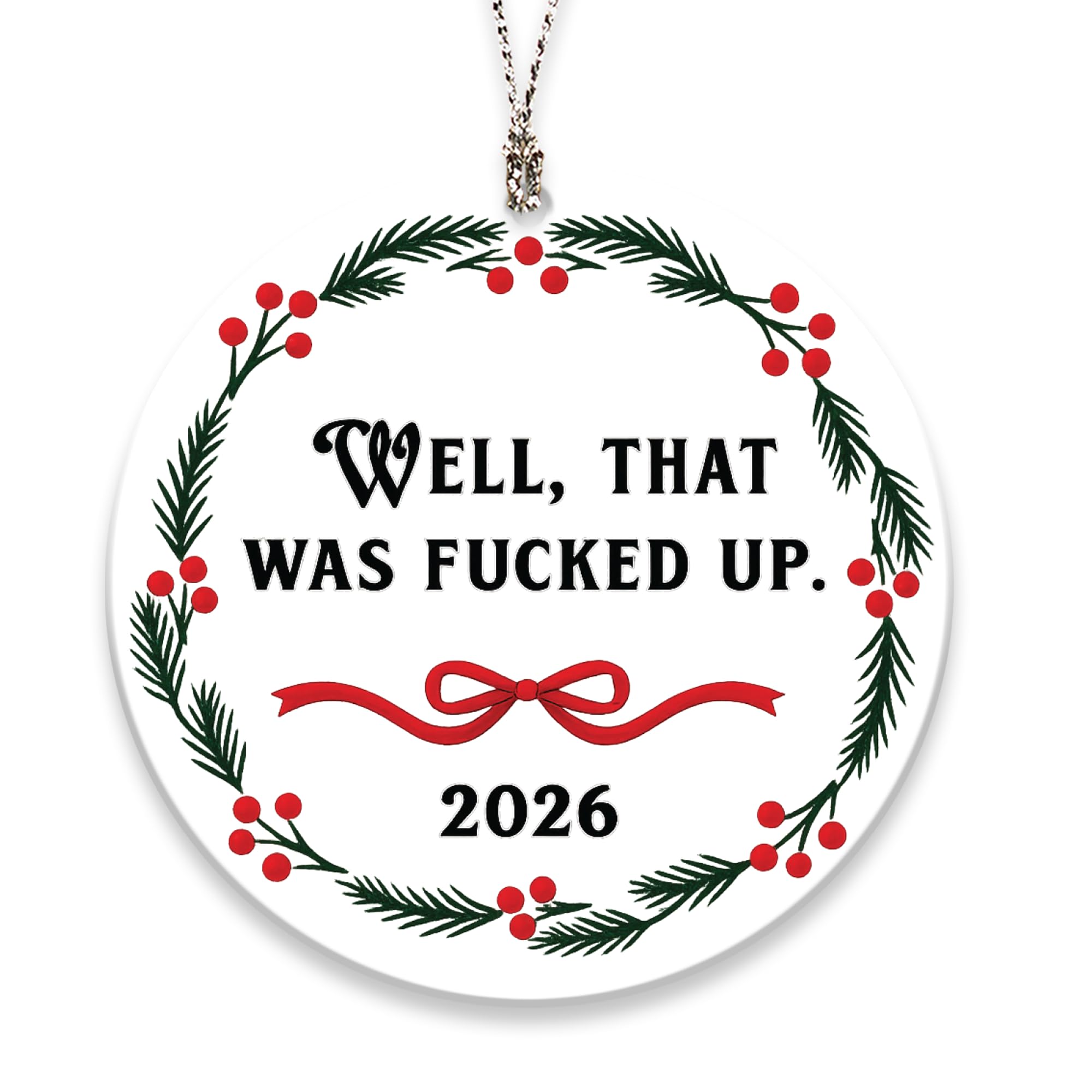 Funny Christmas Ornament Making The Perfect Coworker Gift for Christmas 2026, Hilarious Gag Gift for White Elephant Gift and Secret Santa Exchange, Decorative Hanging Ornament for Holiday Tree Decor — image 1