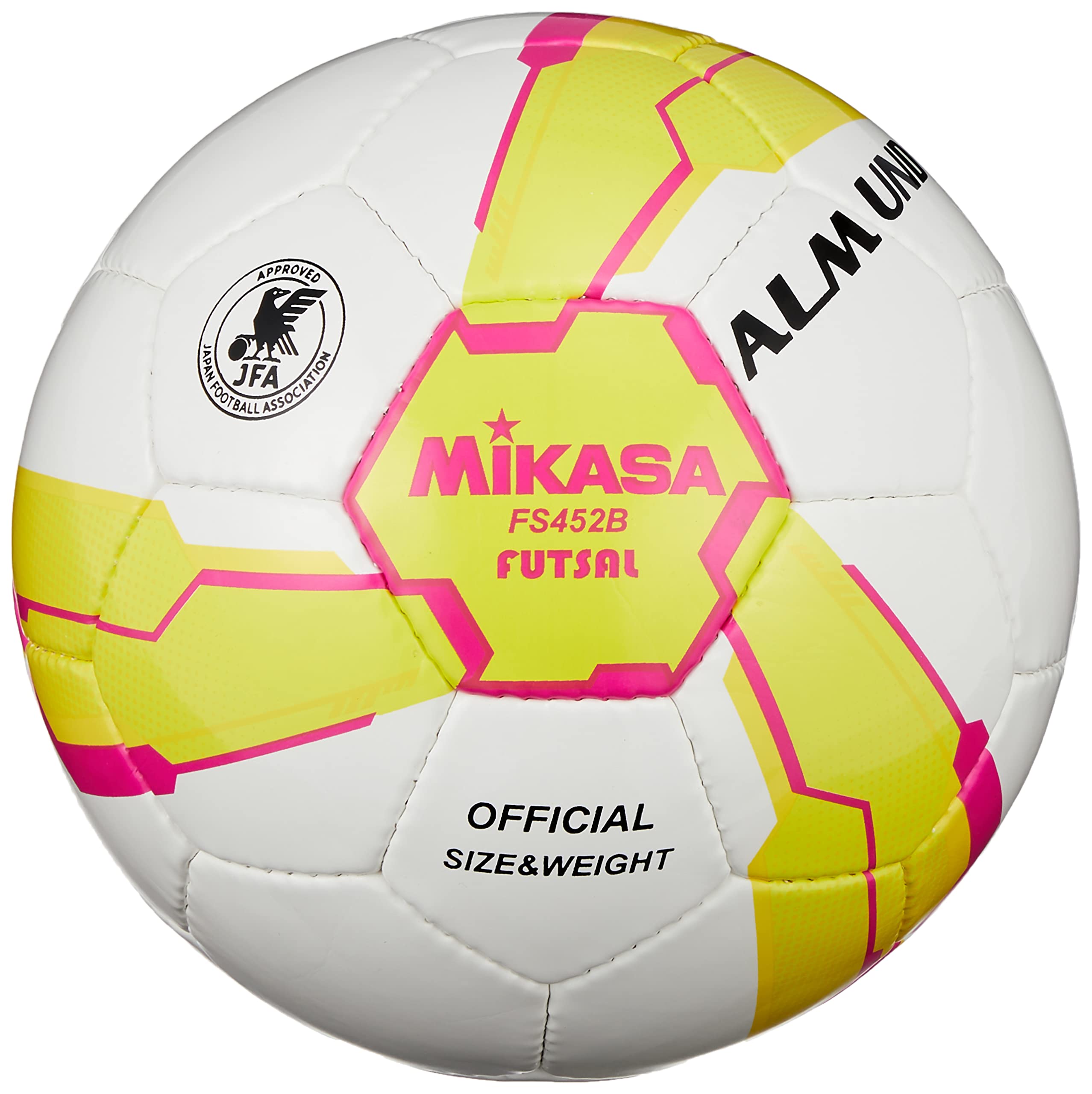 Amazon | ミカサ（MIKASA）フットサルボール 4号手縫い検定球 イエロー