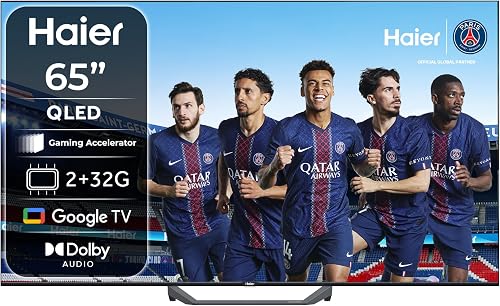 65" QLED 4K Smart Google TV with Dolby Audio Haier