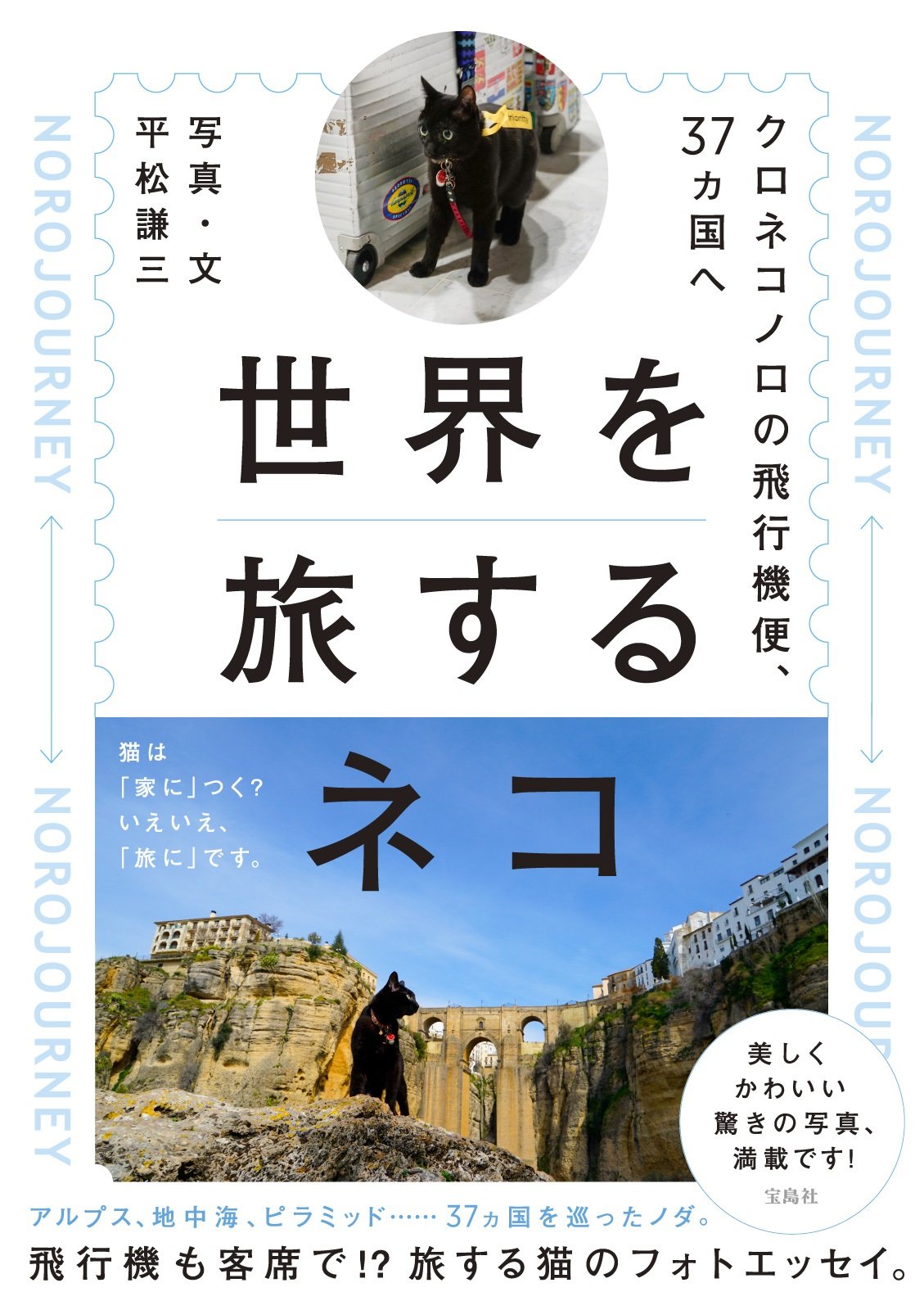 世界を旅するネコ クロネコノロの飛行機便 37ヵ国へ 平松 謙三 本 通販 Amazon