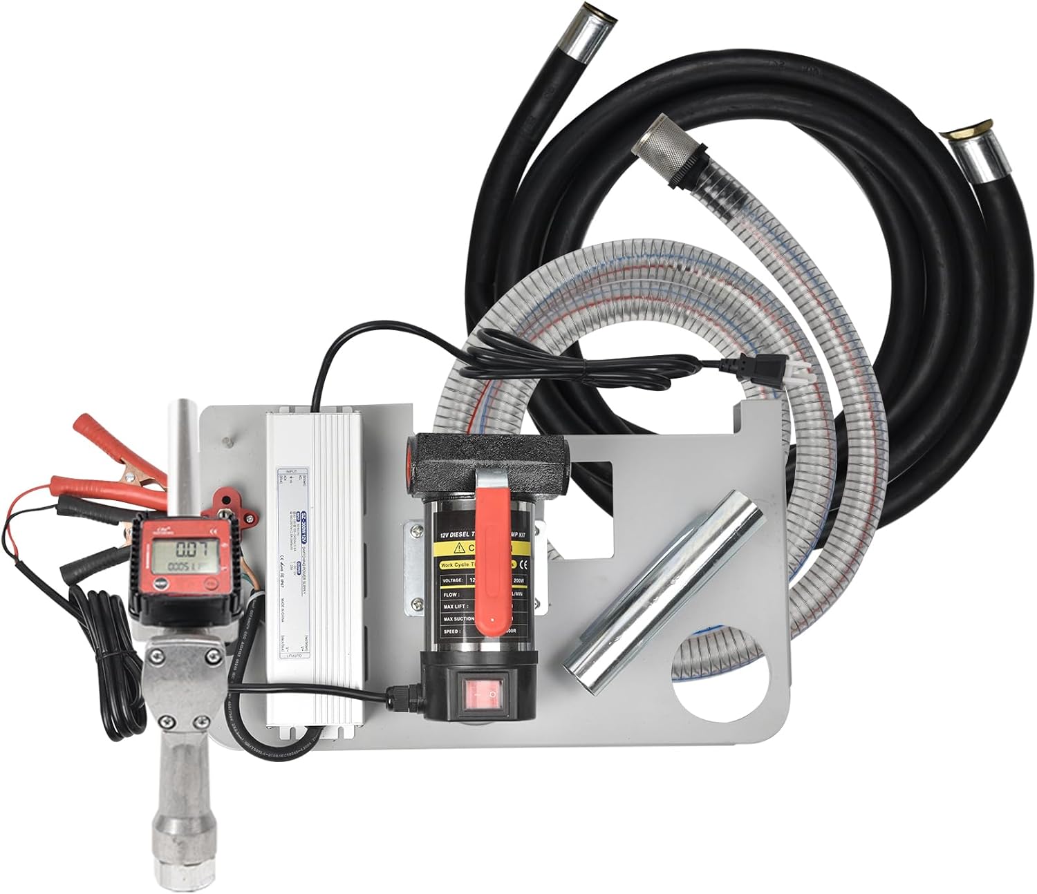 120VAC DEF Diesel Fuel Transfer Pump Kit 12GPM/45LPM for Efficiently Transfers DEF, Urea, Weak Wlkaline Liquids, Water, Keep Your Vehicle Emissions in Check