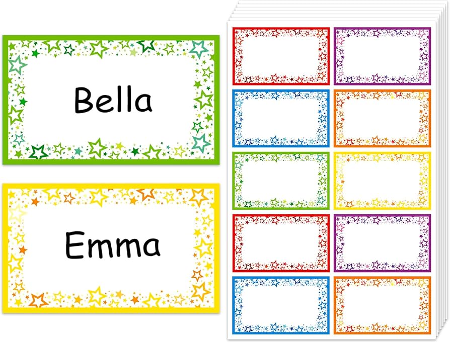 Amazon.com: WhatSign 48 Name Tag Stickers for Kids Colorful Name Labels Stickers Desk Name Tags for Classroom Clothes Storage Bins Daycare Basket Labels Blank Stickers to Write on Back to School Teachers amazon-com-whatsign-48-name-tag-stickers-for-kids-colorful-name-labels-stickers-desk-name-tags-for-classroom-clothes-storage-bins-daycare-basket-labels-blank-stickers-to-write-on-back-to-school-teachers