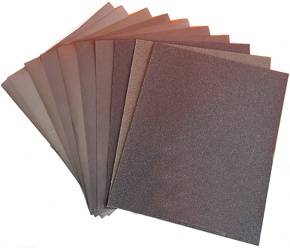 Sanding paper for cars Abrasive Paper 9 x 11" , 11 Sheets of 120 to