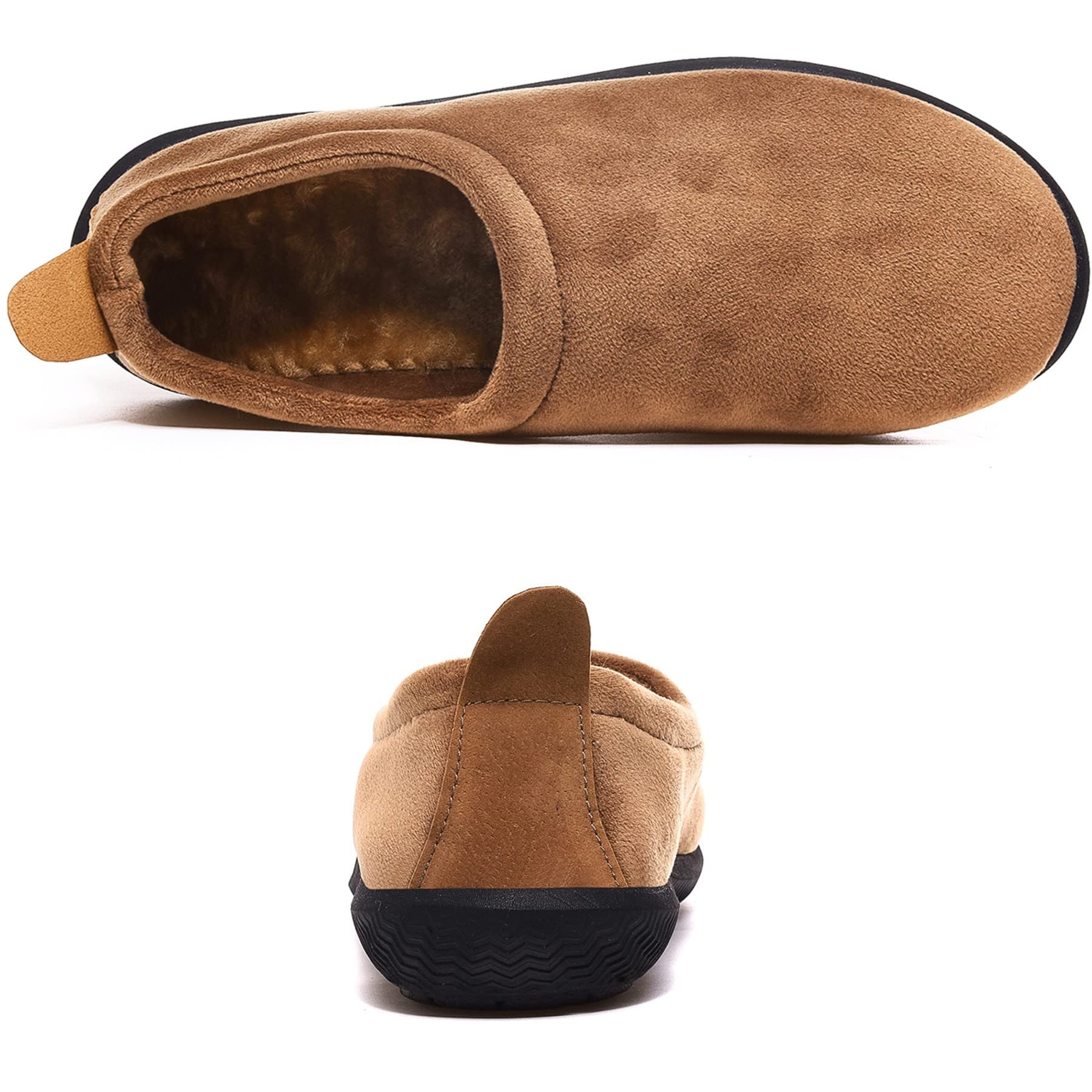 Pantofole da Uomo Ciabatte Donna Caldo Peluche Morbido Pelliccia Sintetica Scarpe per la casa con Pantofole Invernali