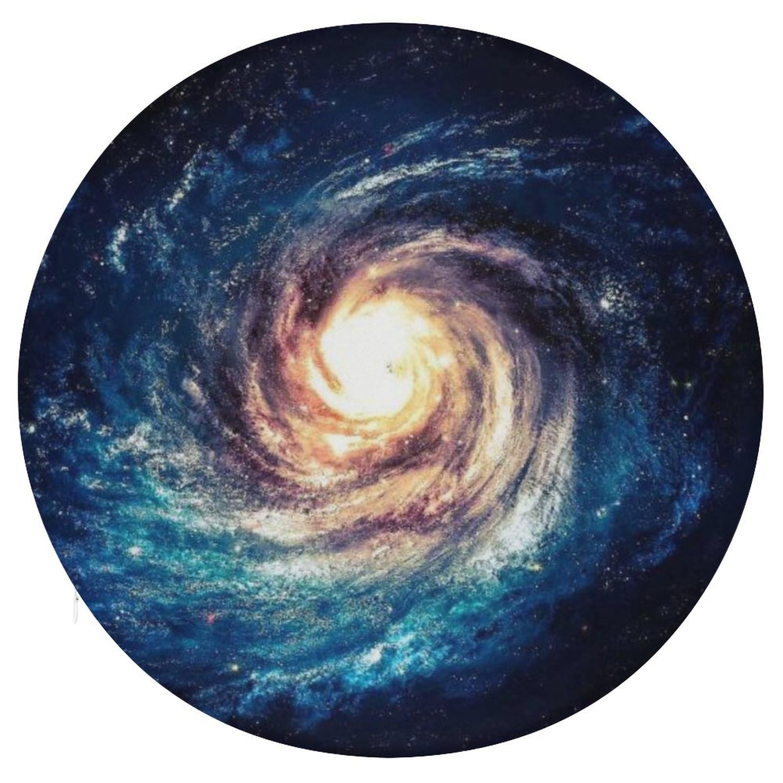 Amazon.co.jp: 座布団 椅子用 渦巻銀河の壁紙 クッション 低反発 丸型
