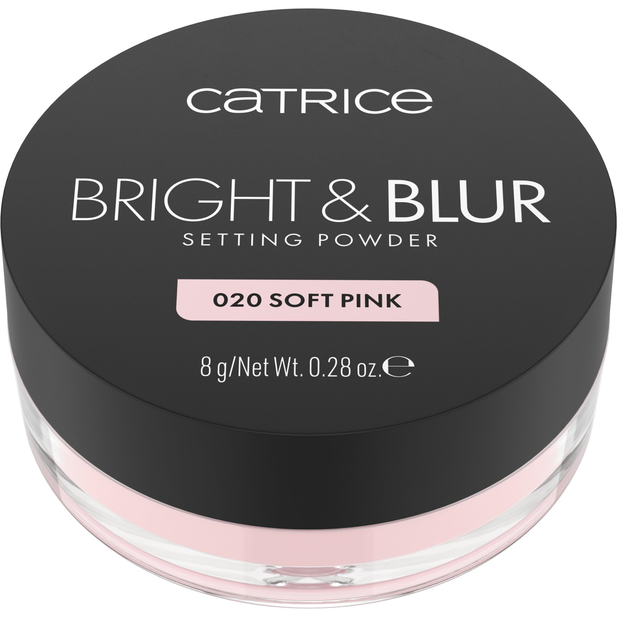 Catrice Bright & Blur Setting Powder poudre fixatrice, polissant, resserrement des pores, fixant, luminescent, translucide (8g)