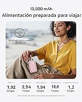 Vista 6 de Anker Zolo Power Bank (versión actualizada 2025), cargador portátil de alta velocidad de 20,000 mAh 30 W con cable USB-C integrado, paquete
