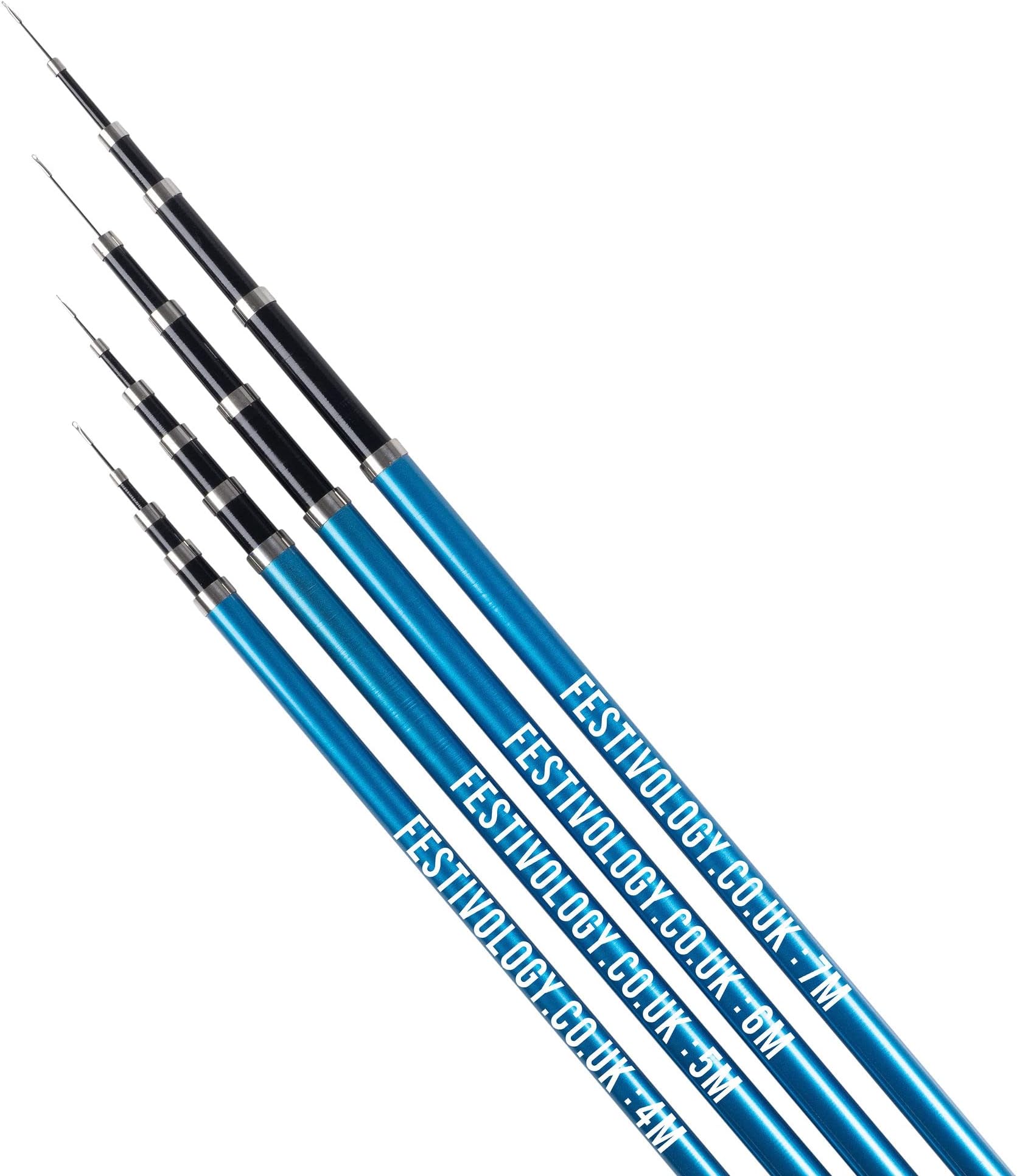 Asta Telescopica GFK 3m Per Bandiere Balinesi - Pennone Da Giardino, Estensibile - Foto 12