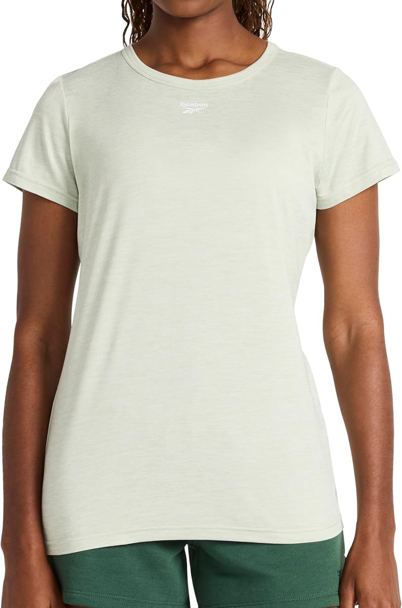 Reebok Off The Charts Performance Camiseta con cuello redondo para mujer