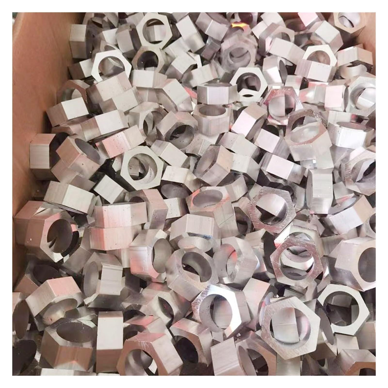 6063 Aluminium Sechskantrohr - Hohlstange für DIY Modelle(49cm-1pc,S-14-x-D-6-mm)
