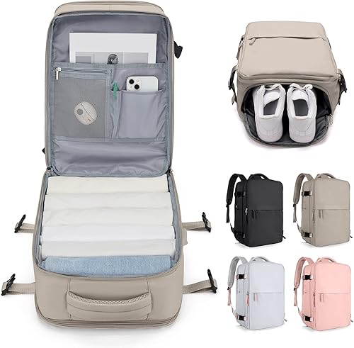 Mochila para mujeres y hombres, bolsa de viaje, resistente al agua, mochila para senderismo, mochila para computadora portátil universitaria,