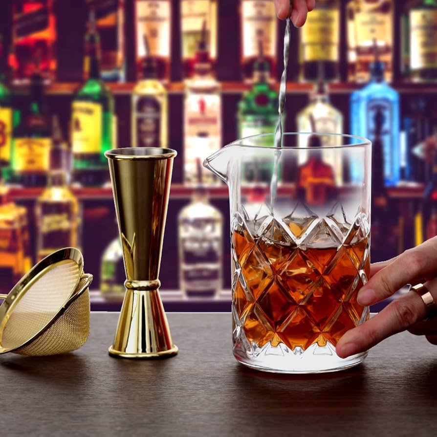 Bicchiere Da Miscelazione Cocktail 18 Oz | In Cristallo | Per Baristi Professionisti