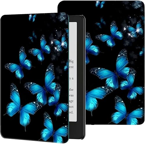 Vista 162 de Funda para Kindle de 6 pulgadas (11.ª generación, versión 2024/2022) delgada de piel sintética, ajustable, multiángulo, Smart Shell con función