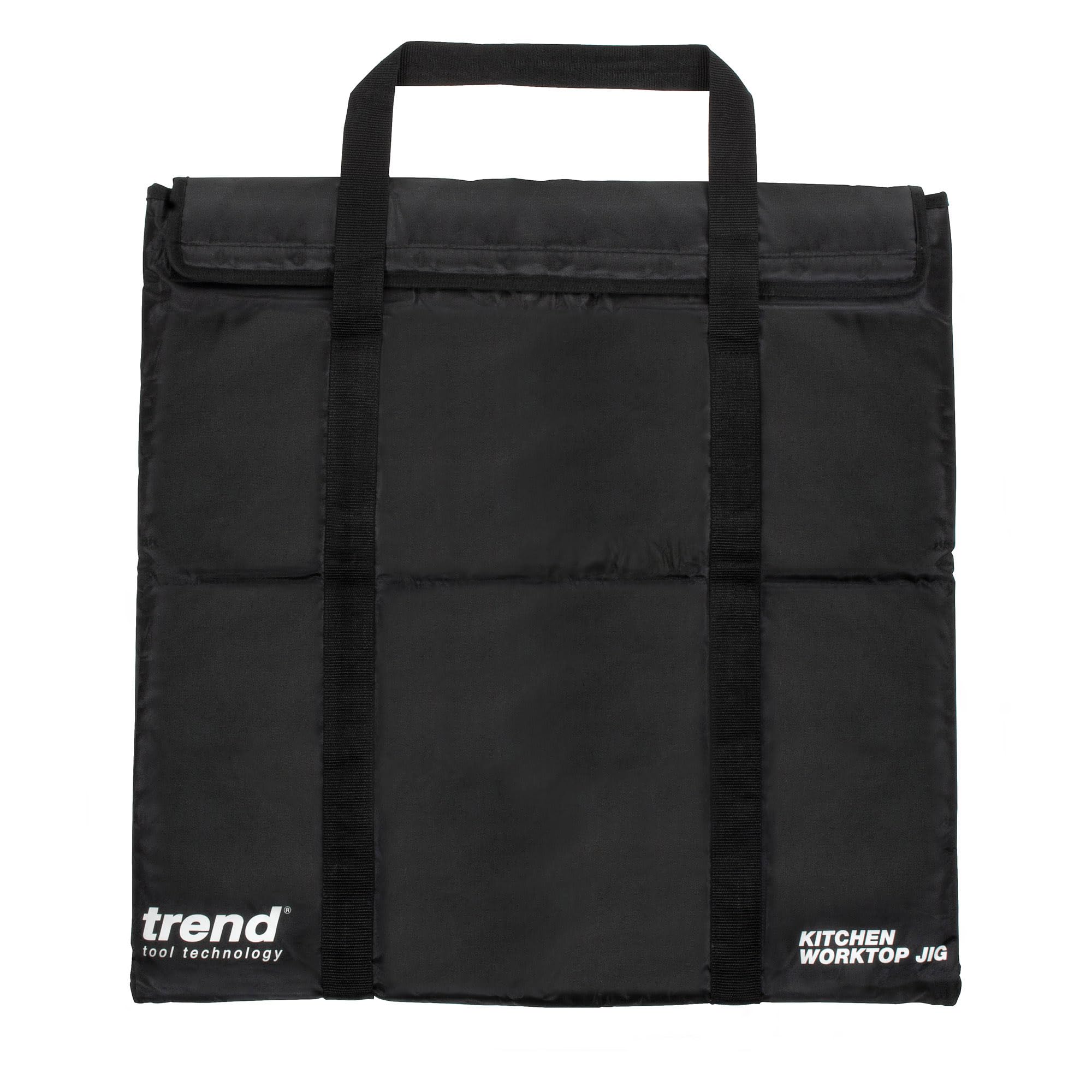 Trend Black Heavy-Duty Carry Case For Drainer Groove And Belfast Sink Worktop Jigs, Padded Storage Bag With Reinforced Straps And Waterproof Outer, Case/Dgbs