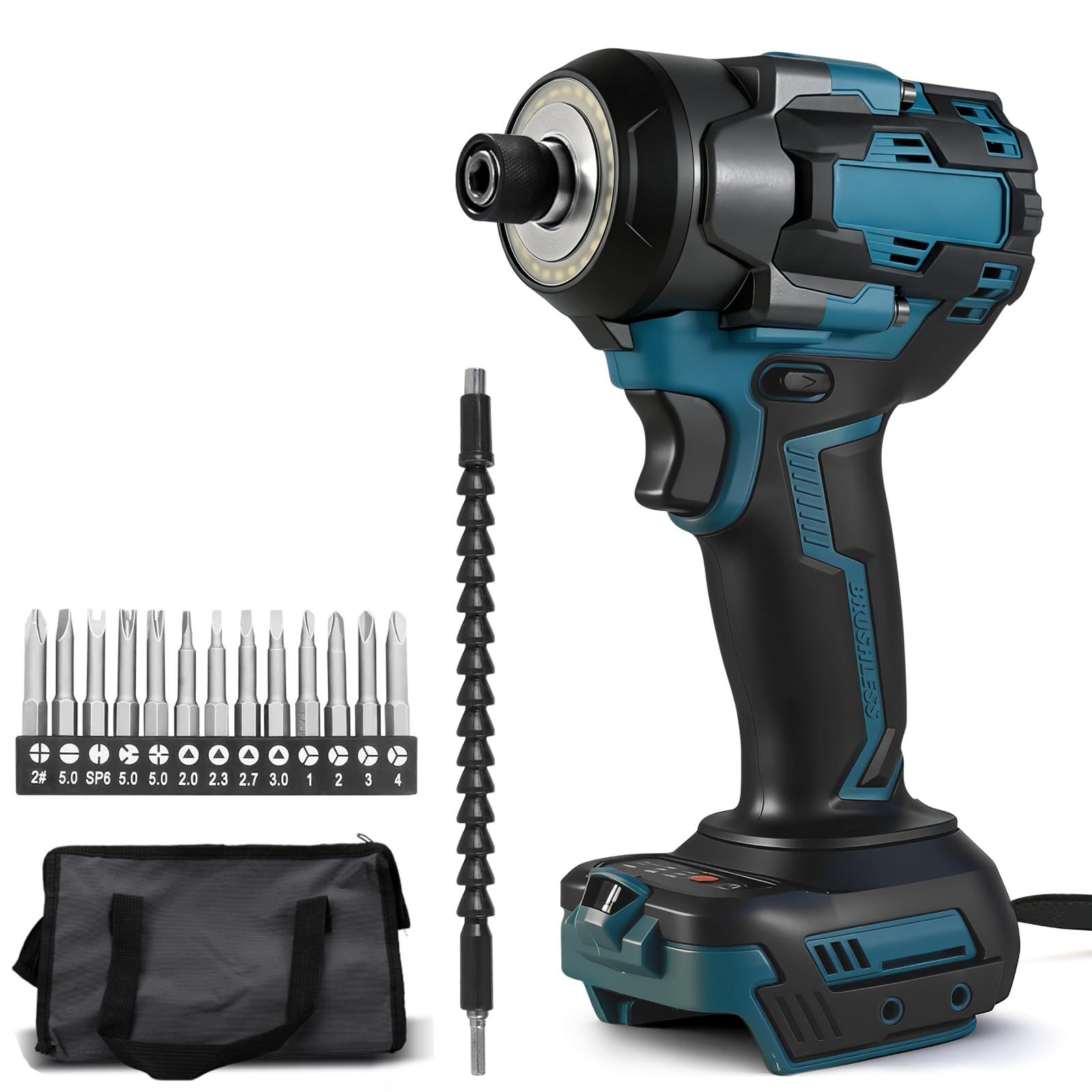 Amazon | コードレスインパクトドライバー1/4インチ マキタ18V