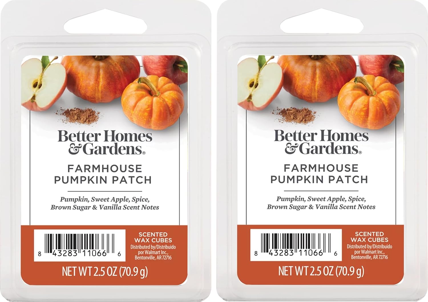 Better Homes and Gardens Scented Wax Cubes 2.5oz 2Pack