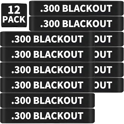 Vista 8 de Paquete de 12 bandas de marcado Miaozhun .300 Blackout Magazine 300 BLK Magazine Calibre Identificación