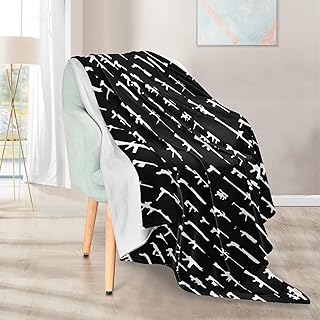 Rogue Status Gun Super-Soft Throw Blanket; Crystal Velvet Bed Blanket Lightweight Cozy Plush Blanket for Travel Camping Bedroom Sofa 50"x60"