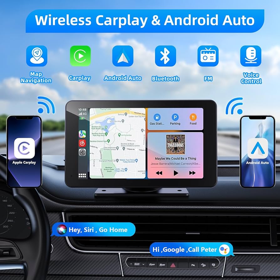 Amazon.com: VUKARUAL Wireless Apple Carplay and Android Auto