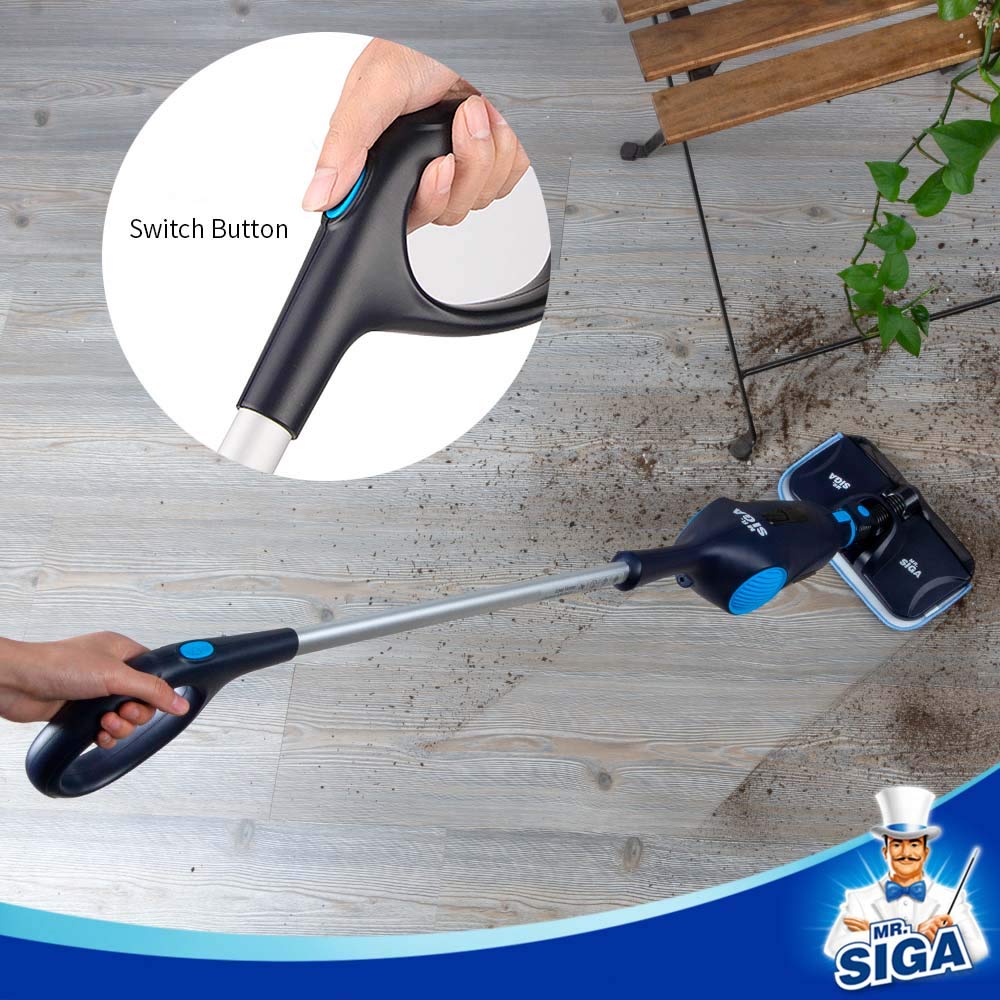 MR.SIGA 3 in 1 Cordless Lightweight Vacuum Cleaner Mop for Hard Floors
