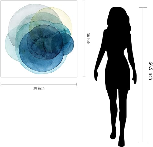 Miniatura 8 de Empire Art Direct Arte abstracto, panel de vidrio templado sin marco, decoración de pared contemporánea listo para colgar, sala de estar, dormitorio