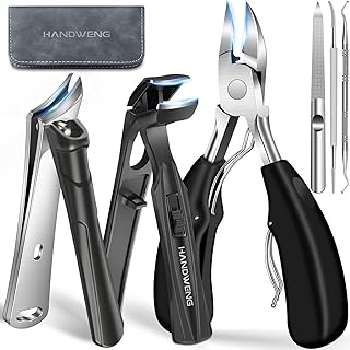 2026 Toenail Clippers for Seniors Thick Toenails, Angled Head Large Toe Nail Clippers for