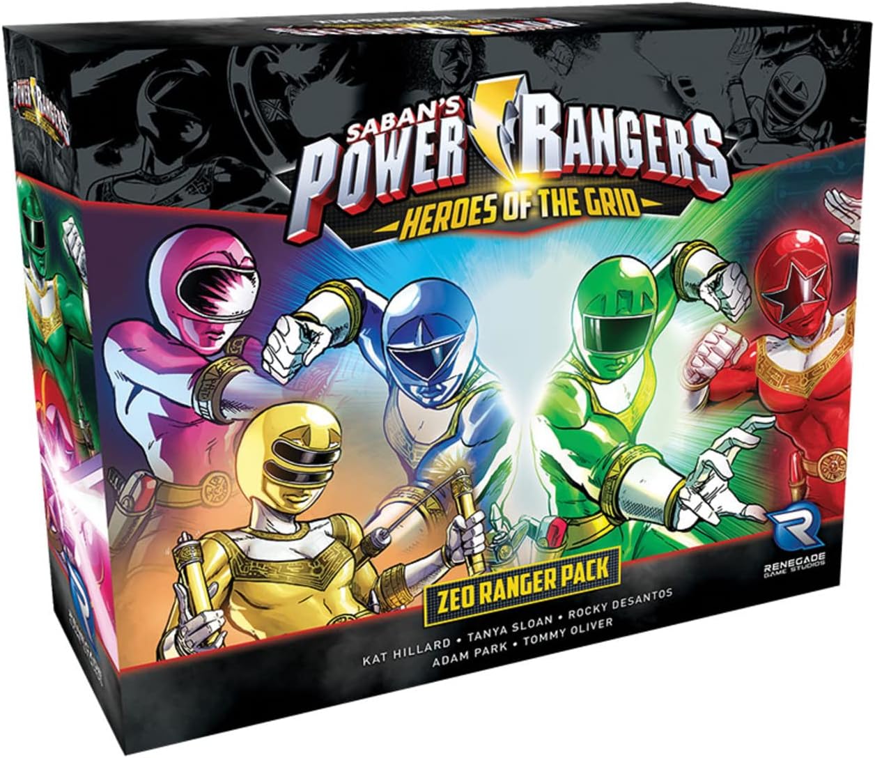 Renegade Game Studios Power Rangers Zeo Ranger Pack Board Game Expansion, 2-5 Players, Ages 14+