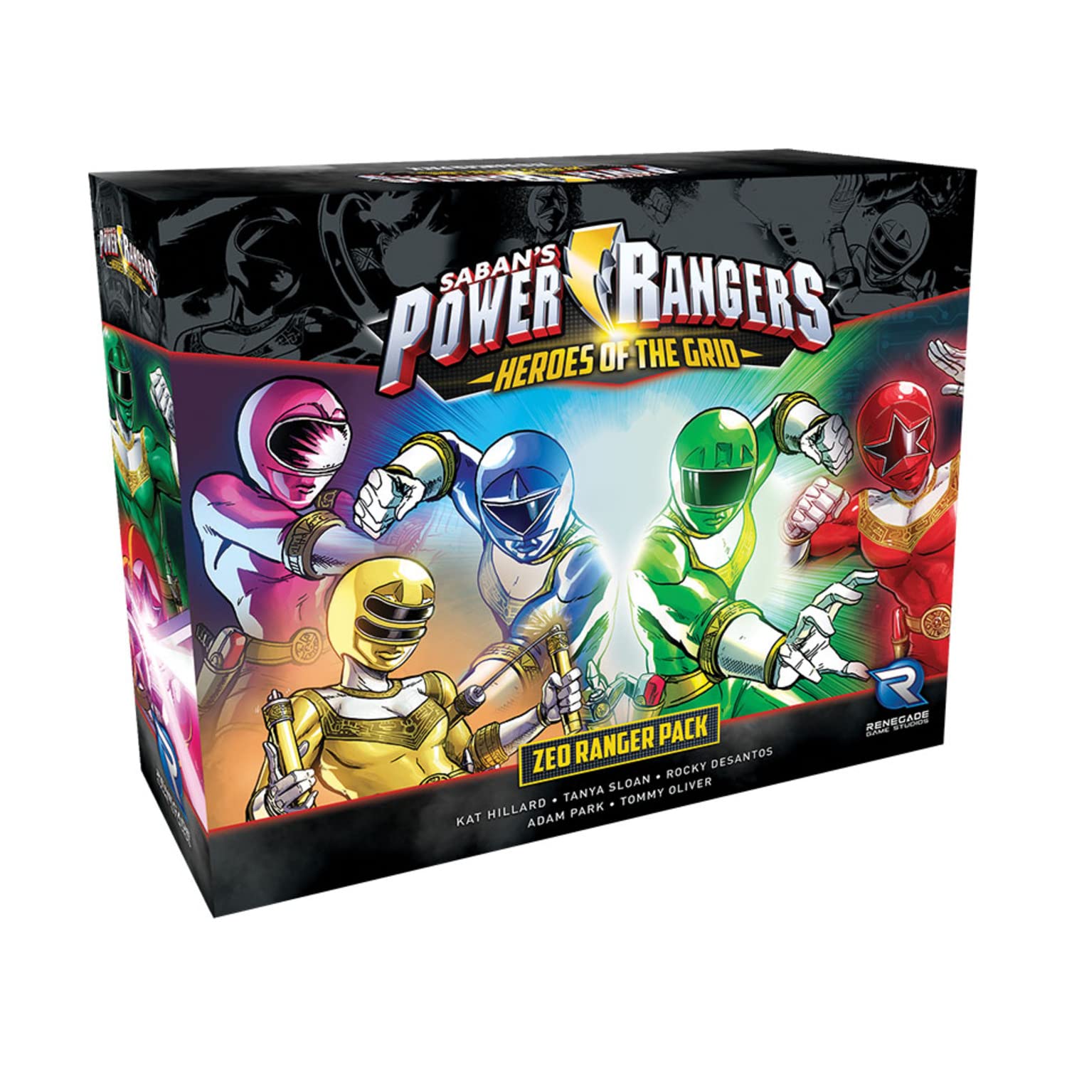Power Rangers: Heroes of The Grid Zeo Ranger Pack, For Ages 14+, 2-5 Players, Playing time: 45-60 min.