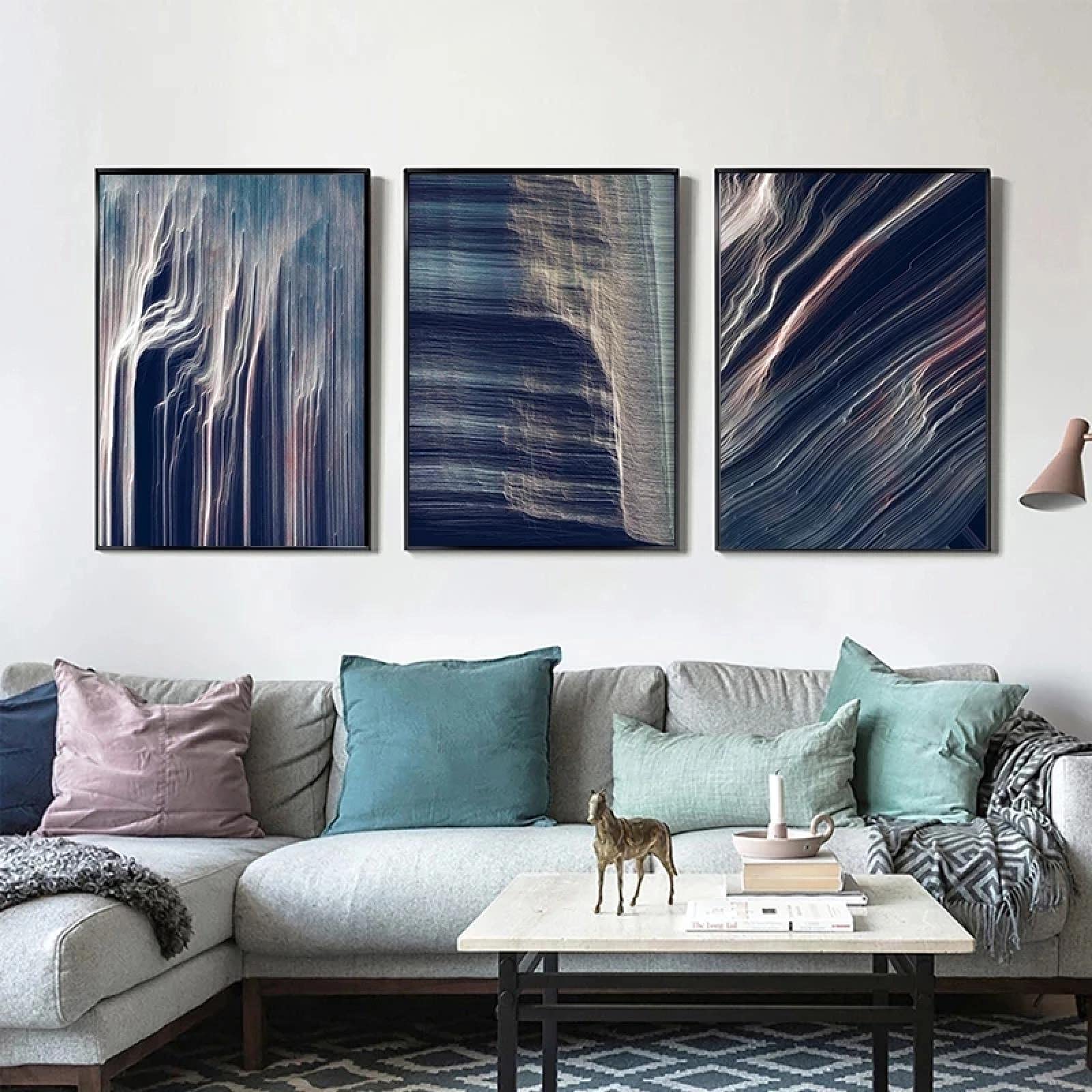Peintures modernes abstraites pour combler un grand mur - 8