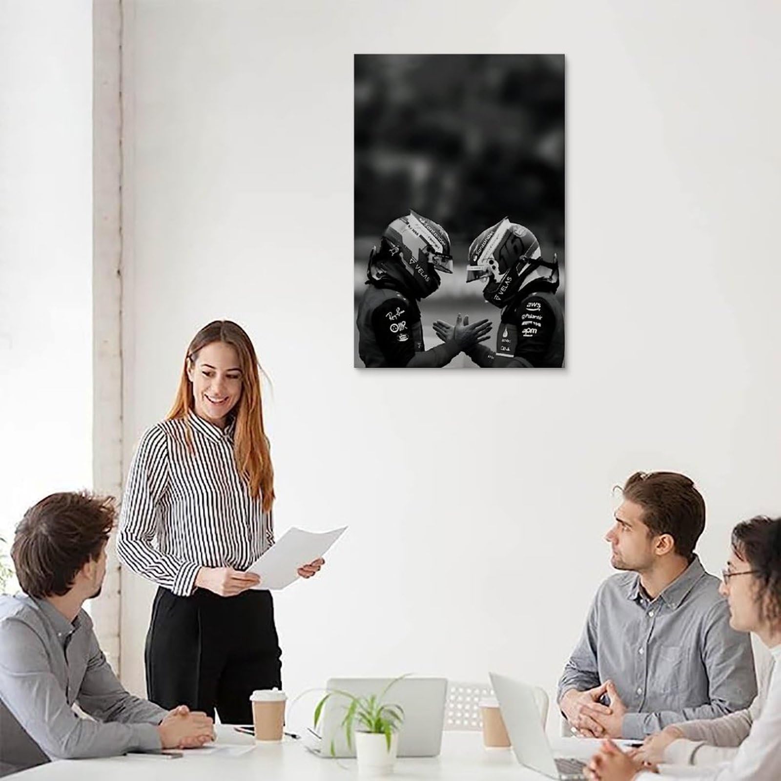 CHIMOSHEJI Poster F1 - Art rétro classique - Décoration murale pour chambre à coucher - Sans cadre - 30 x 45 cm