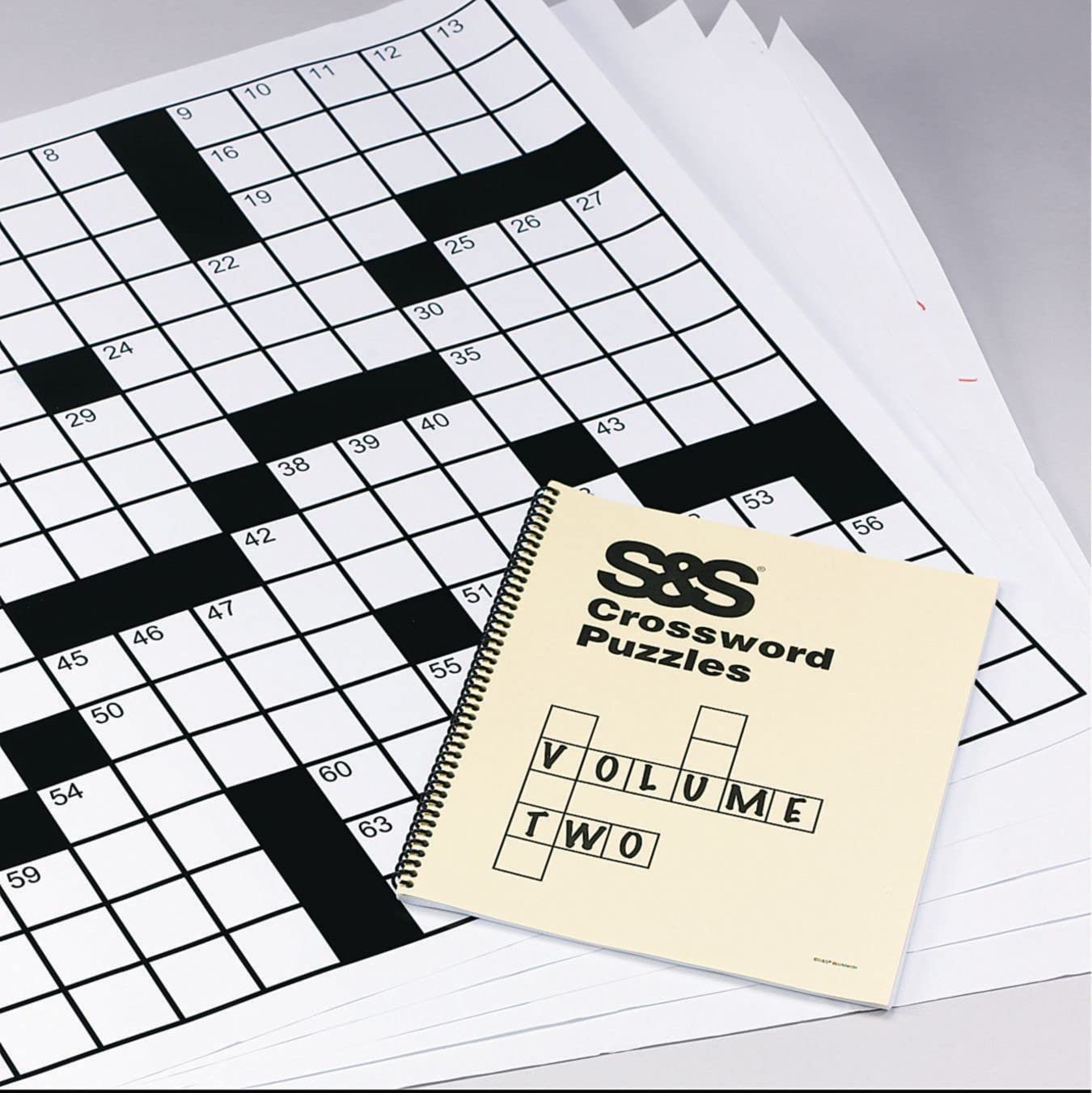 Amazon.com: S&S Worldwide Giant Crossword Puzzles Set 2 : Toys & Games