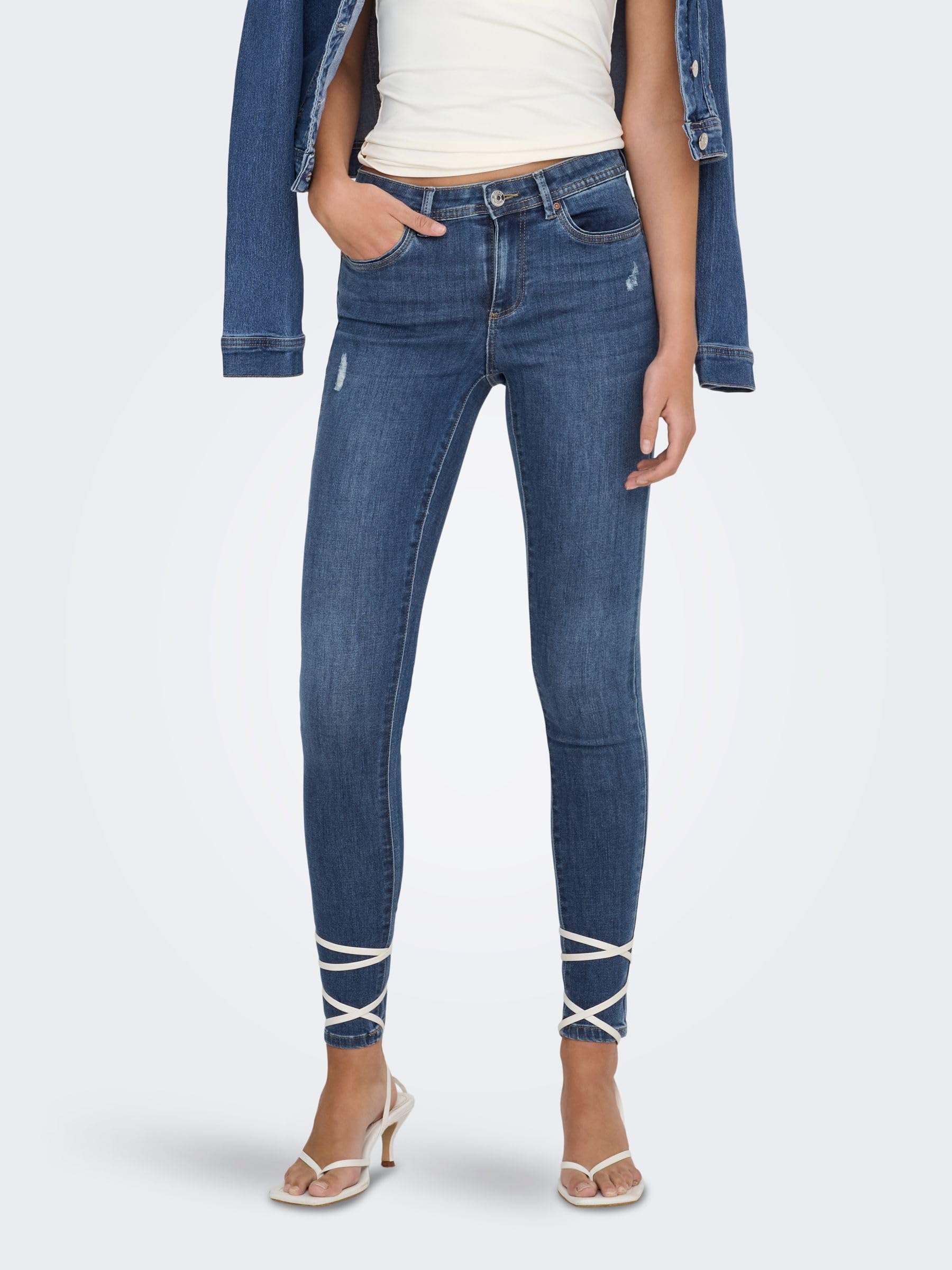 ONLY ONLWauw Life Mid Skinny Jeans: Farbabweichungen und Passform – Eine Investition in den Alltag?