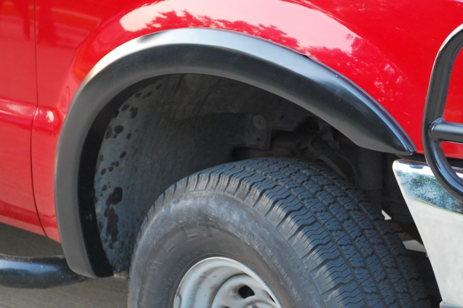 Lund SX311SA Elite Series Black Sport Style Standard Front Fender Flare - 2 Piece