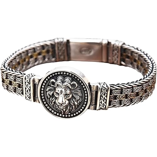 Italian Handmade Sterling Silver Mens Bracelets | Solid S925 Chain Bracelets | Men's Silver Bracelet Gift for Dad, Boyfriend, Son, My Man