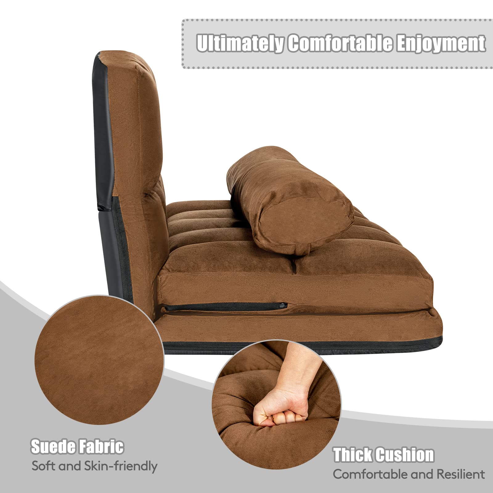 AK　NEIGHBORHOOD FOLDING SOFA. Zipline Convertible Sleeper Sofa & Cal King Bed | Jaxxbeanbags.com