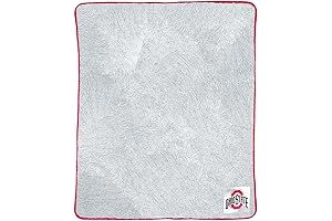 Ohio State Buckeyes: Snuggle in Style with Our Silky Sherpa OSU Blanket