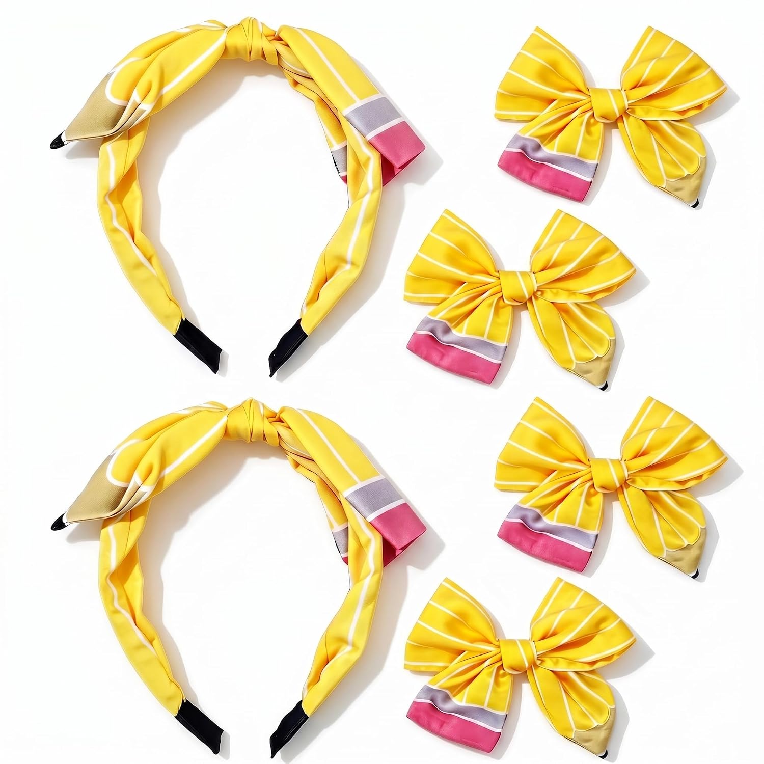 Back to School Hair Clips for Girls with Headband Accessories
